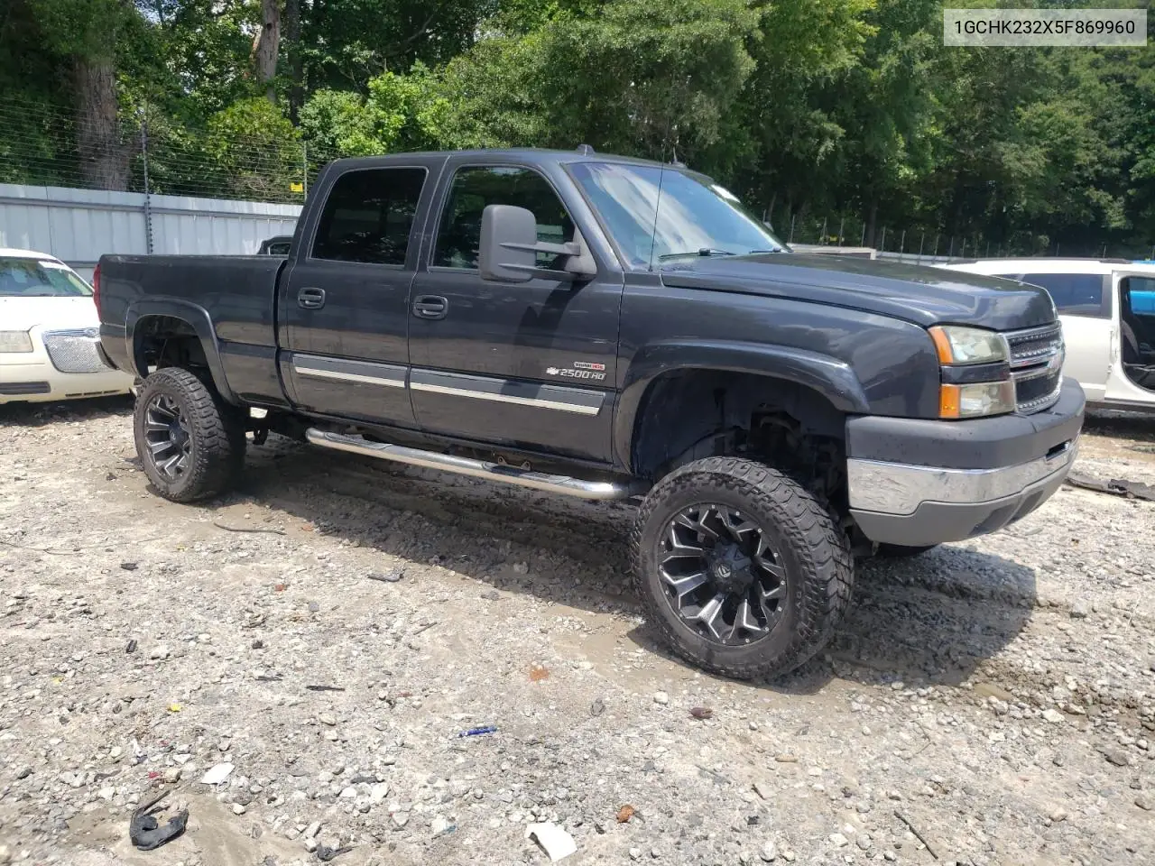 2005 Chevrolet Silverado K2500 Heavy Duty VIN: 1GCHK232X5F869960 Lot: 62189465