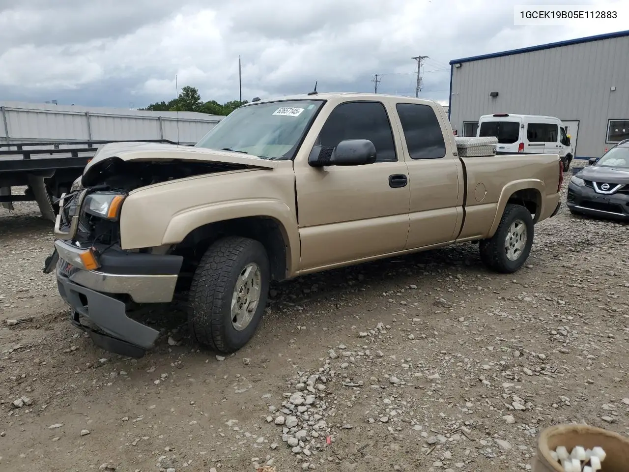2005 Chevrolet Silverado K1500 VIN: 1GCEK19B05E112883 Lot: 62657145