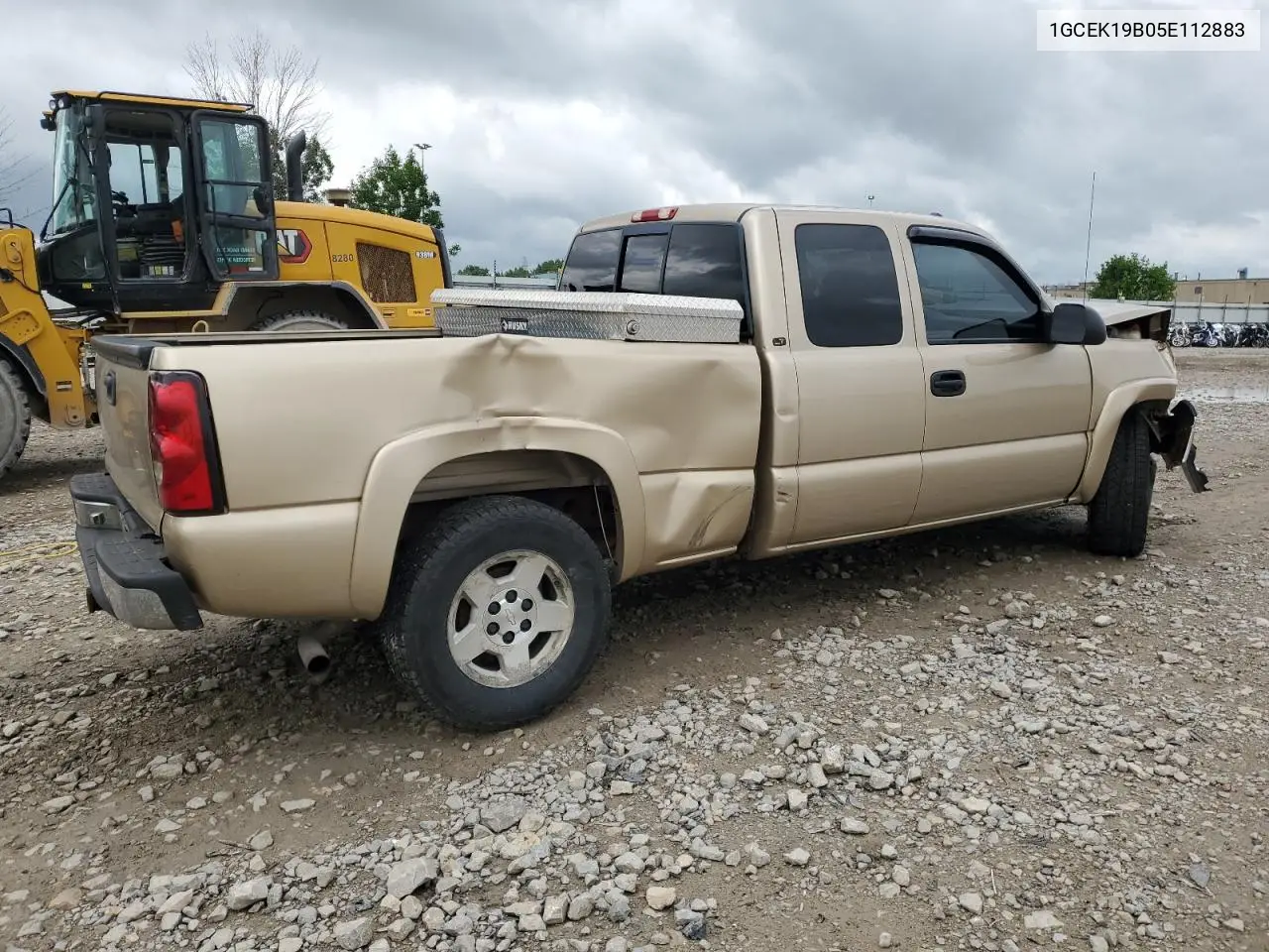 2005 Chevrolet Silverado K1500 VIN: 1GCEK19B05E112883 Lot: 62657145