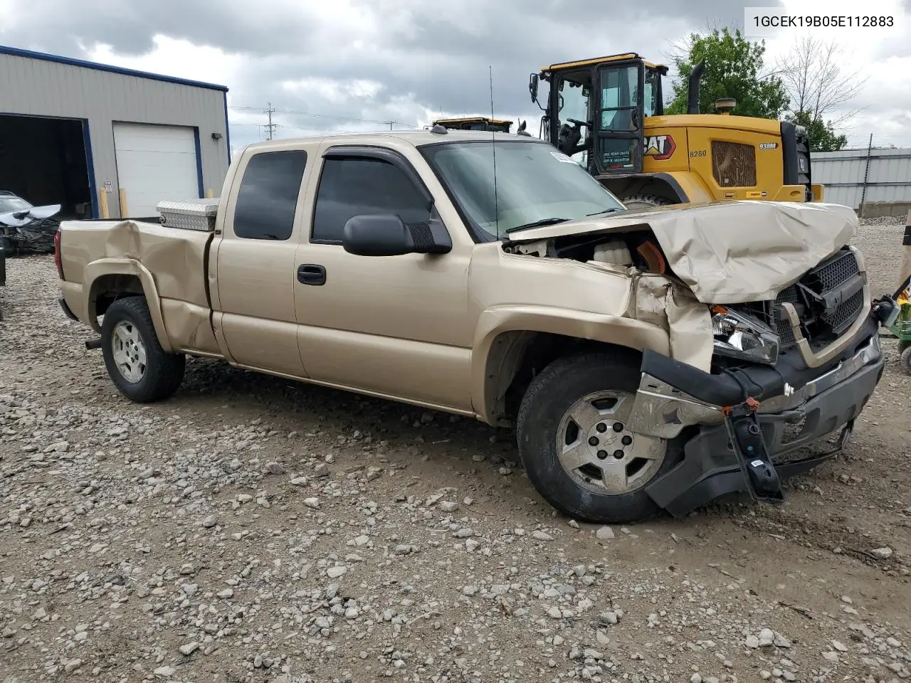 2005 Chevrolet Silverado K1500 VIN: 1GCEK19B05E112883 Lot: 62657145