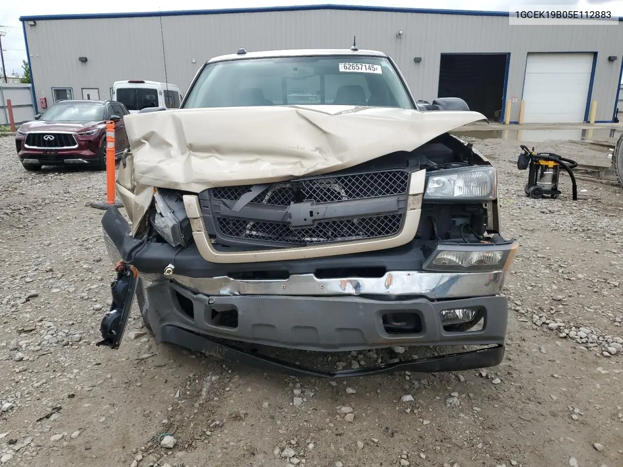 2005 Chevrolet Silverado K1500 VIN: 1GCEK19B05E112883 Lot: 62657145