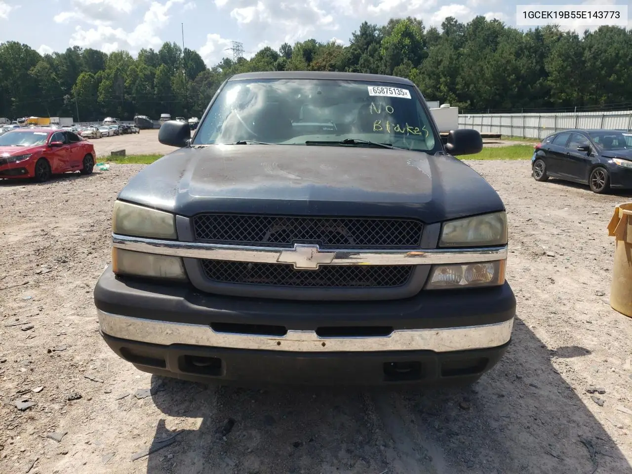 2005 Chevrolet Silverado K1500 VIN: 1GCEK19B55E143773 Lot: 65875135