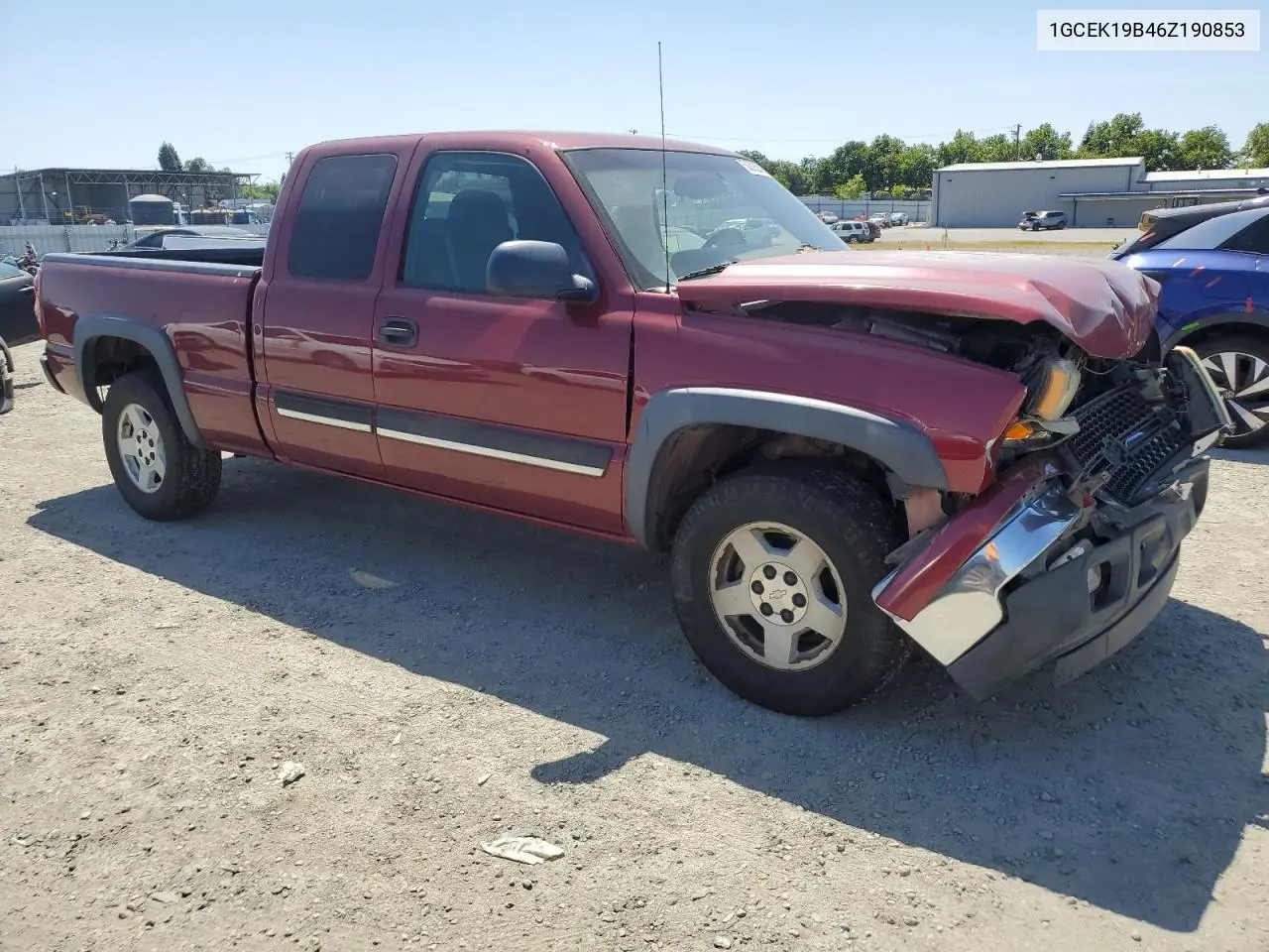 2006 Chevrolet Silverado K1500 VIN: 1GCEK19B46Z190853 Lot: 56325805