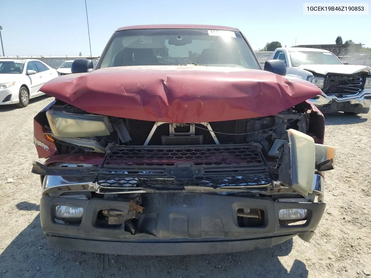 2006 Chevrolet Silverado K1500 VIN: 1GCEK19B46Z190853 Lot: 56325805