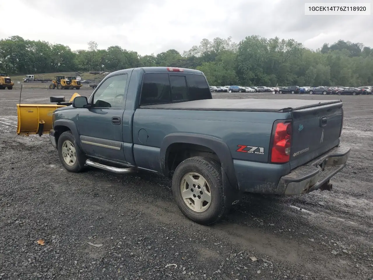 2006 Chevrolet Silverado K1500 VIN: 1GCEK14T76Z118920 Lot: 56901965