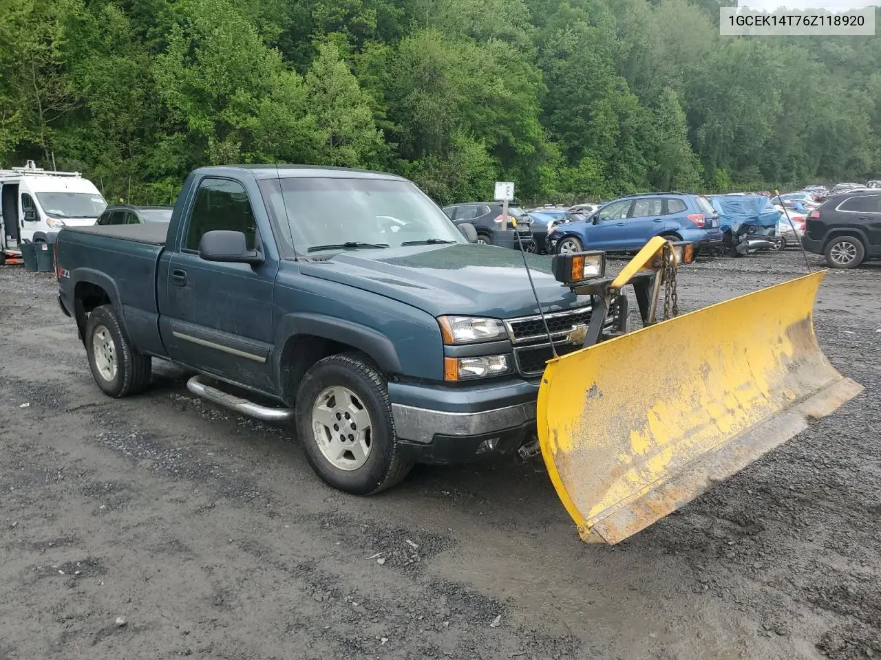 2006 Chevrolet Silverado K1500 VIN: 1GCEK14T76Z118920 Lot: 56901965