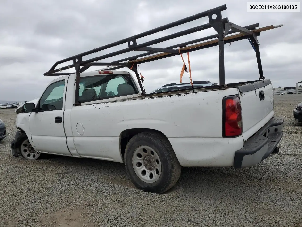2006 Chevrolet Silverado C1500 VIN: 3GCEC14X26G188485 Lot: 59727275