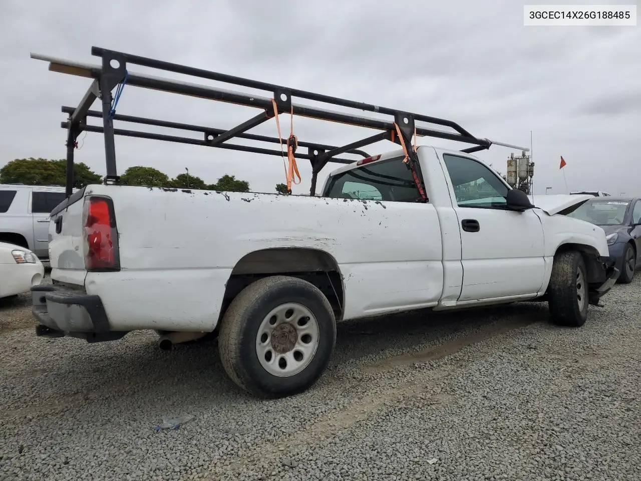 2006 Chevrolet Silverado C1500 VIN: 3GCEC14X26G188485 Lot: 59727275