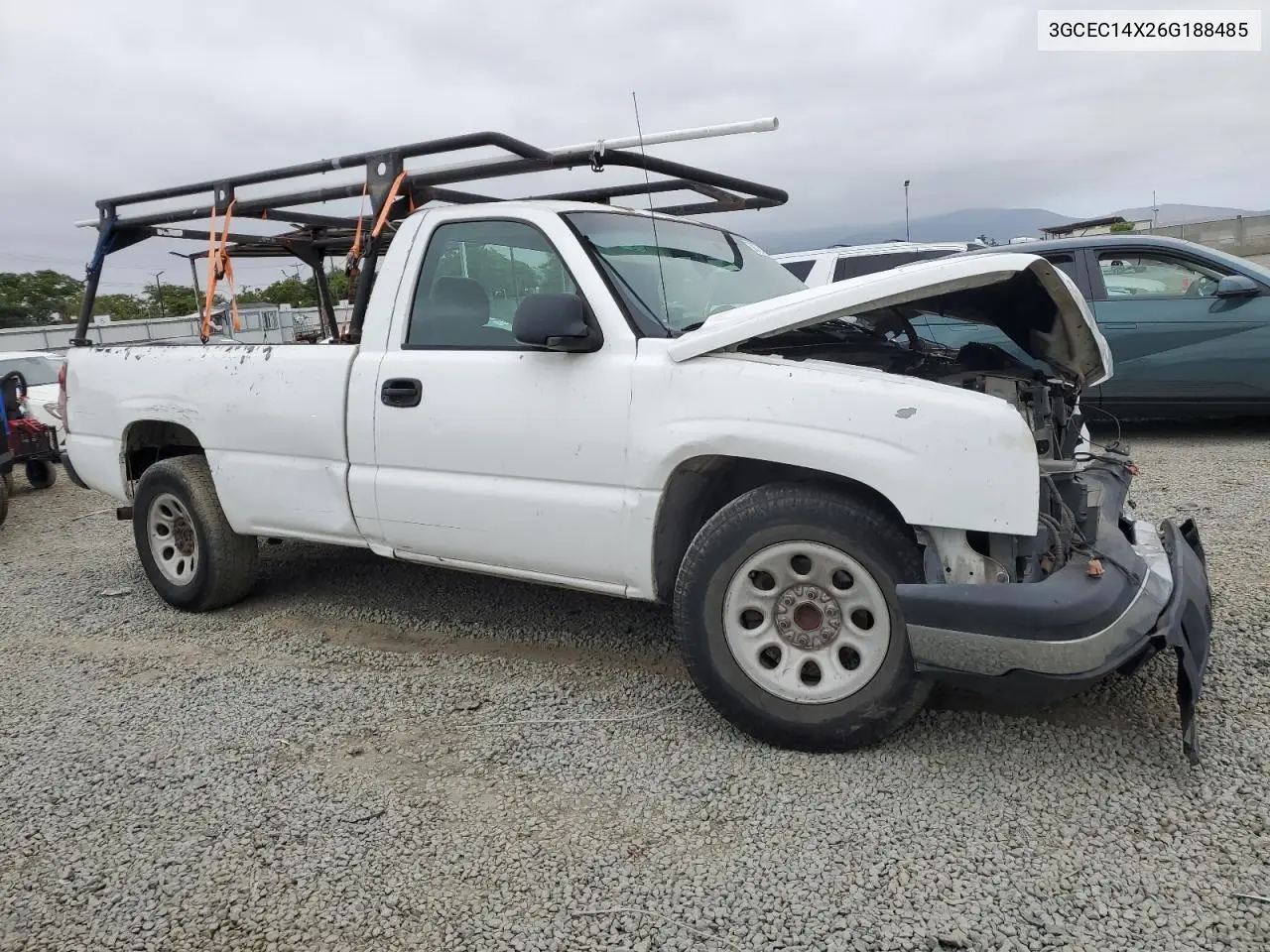 2006 Chevrolet Silverado C1500 VIN: 3GCEC14X26G188485 Lot: 59727275
