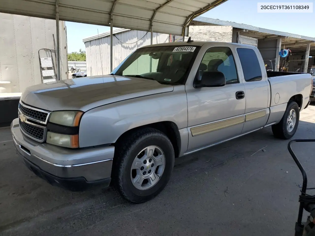 2006 Chevrolet Silverado C1500 VIN: 2GCEC19T361108349 Lot: 62504375