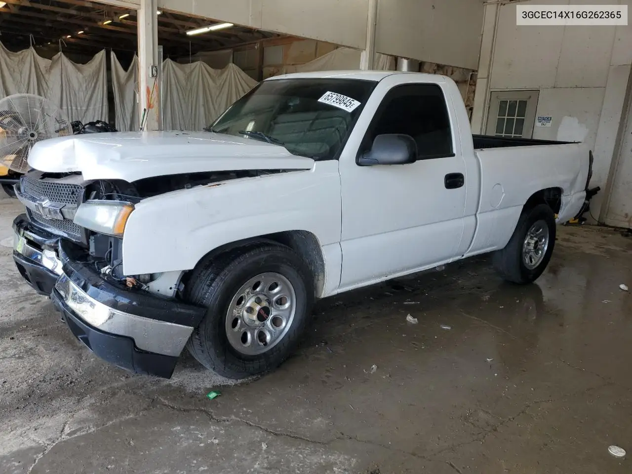 2006 Chevrolet Silverado C1500 VIN: 3GCEC14X16G262365 Lot: 65799845