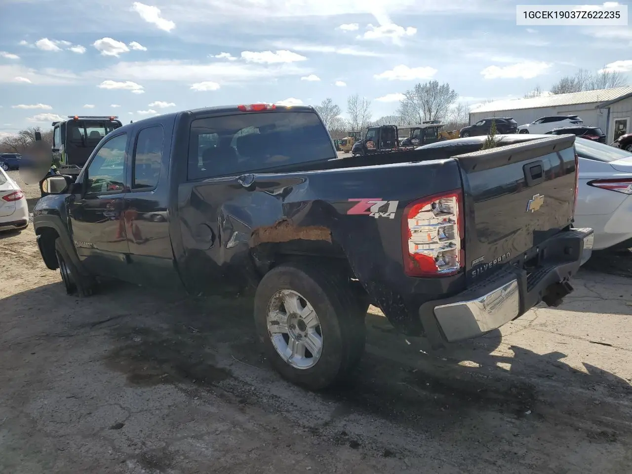 2007 Chevrolet Silverado K1500 VIN: 1GCEK19037Z622235 Lot: 50261435