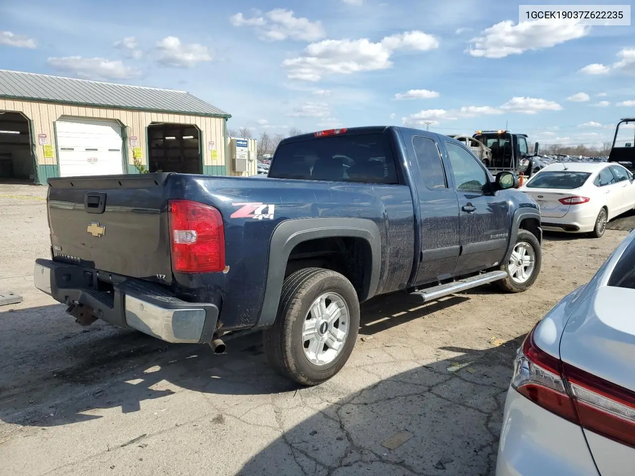 2007 Chevrolet Silverado K1500 VIN: 1GCEK19037Z622235 Lot: 50261435