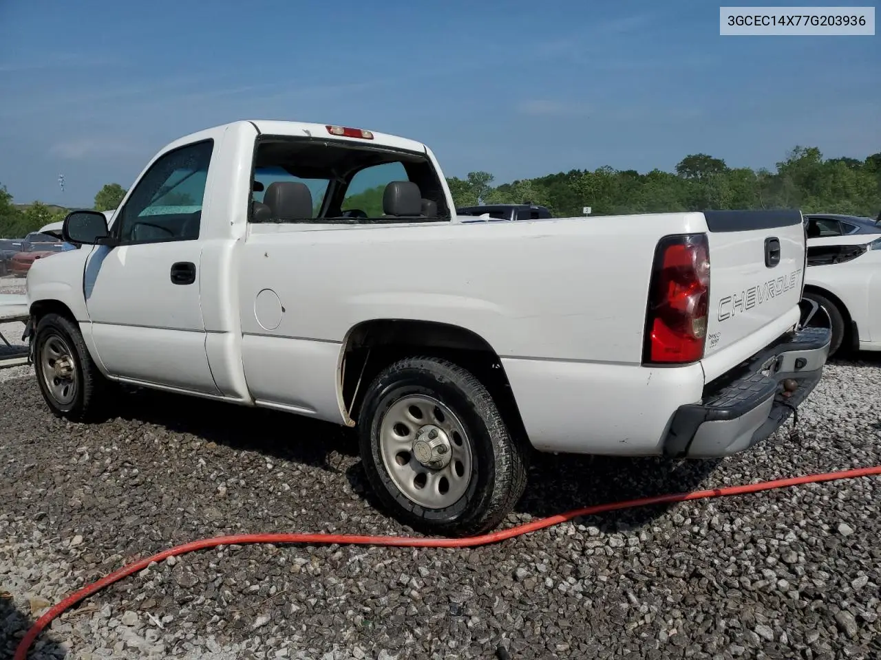 2007 Chevrolet Silverado C1500 Classic VIN: 3GCEC14X77G203936 Lot: 55237115