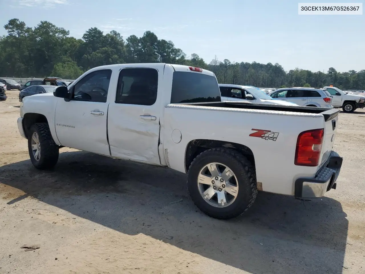 2007 Chevrolet Silverado K1500 Crew Cab VIN: 3GCEK13M67G526367 Lot: 62391765