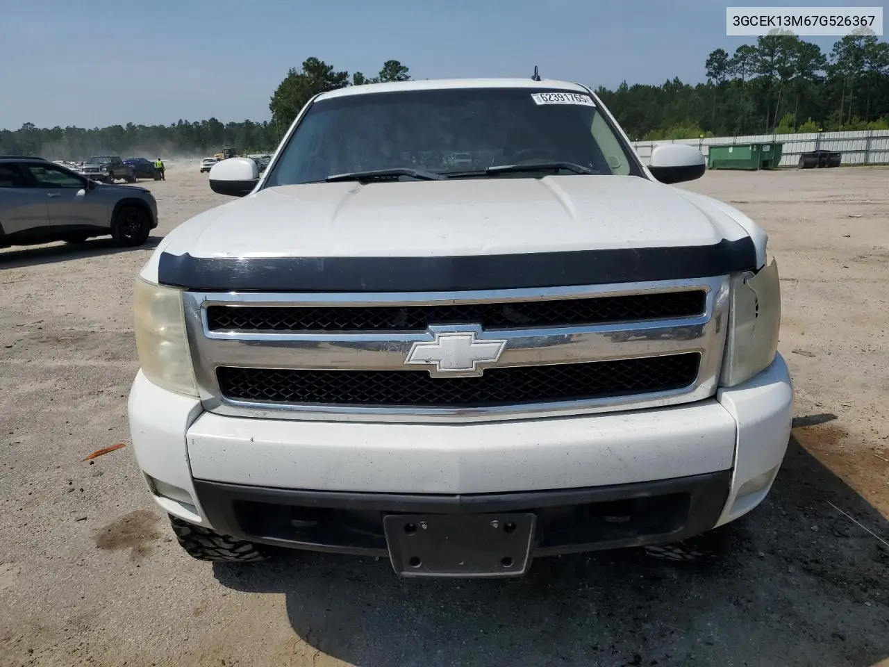 2007 Chevrolet Silverado K1500 Crew Cab VIN: 3GCEK13M67G526367 Lot: 62391765