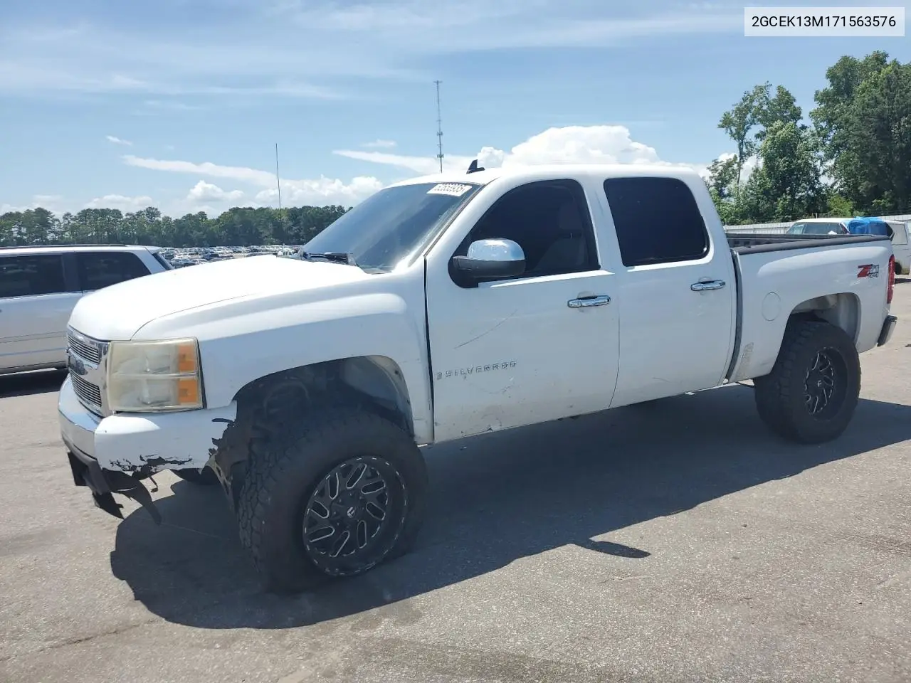 2007 Chevrolet Silverado K1500 Crew Cab VIN: 2GCEK13M171563576 Lot: 62653935
