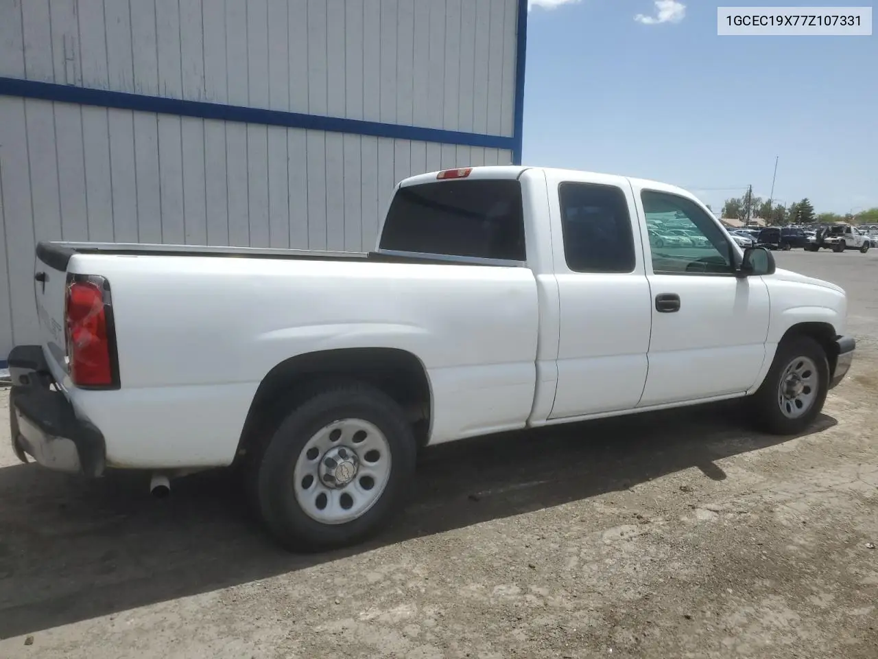 2007 Chevrolet Silverado C1500 Classic VIN: 1GCEC19X77Z107331 Lot: 62929255