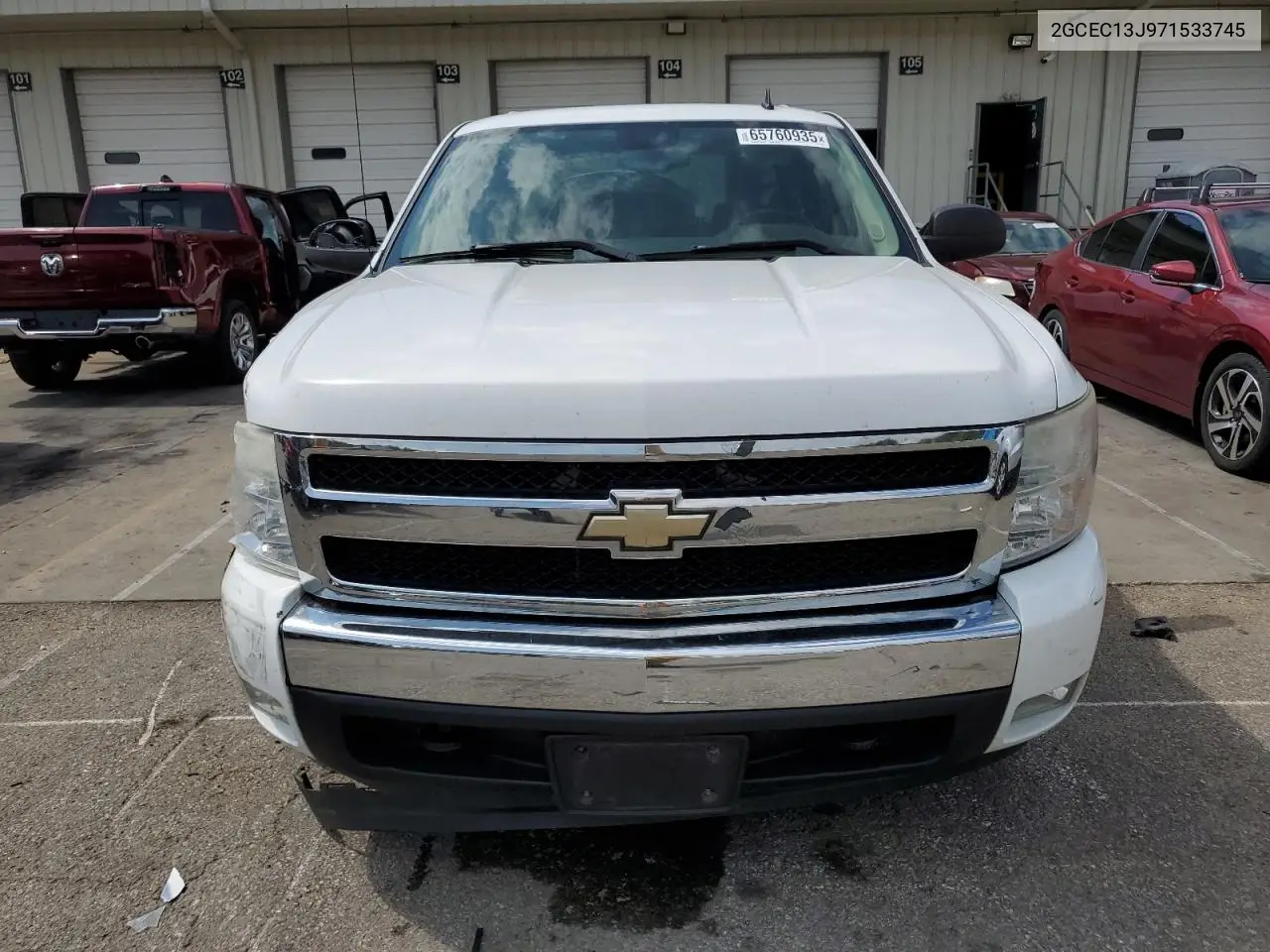 2007 Chevrolet Silverado C1500 Crew Cab VIN: 2GCEC13J971533745 Lot: 65760935