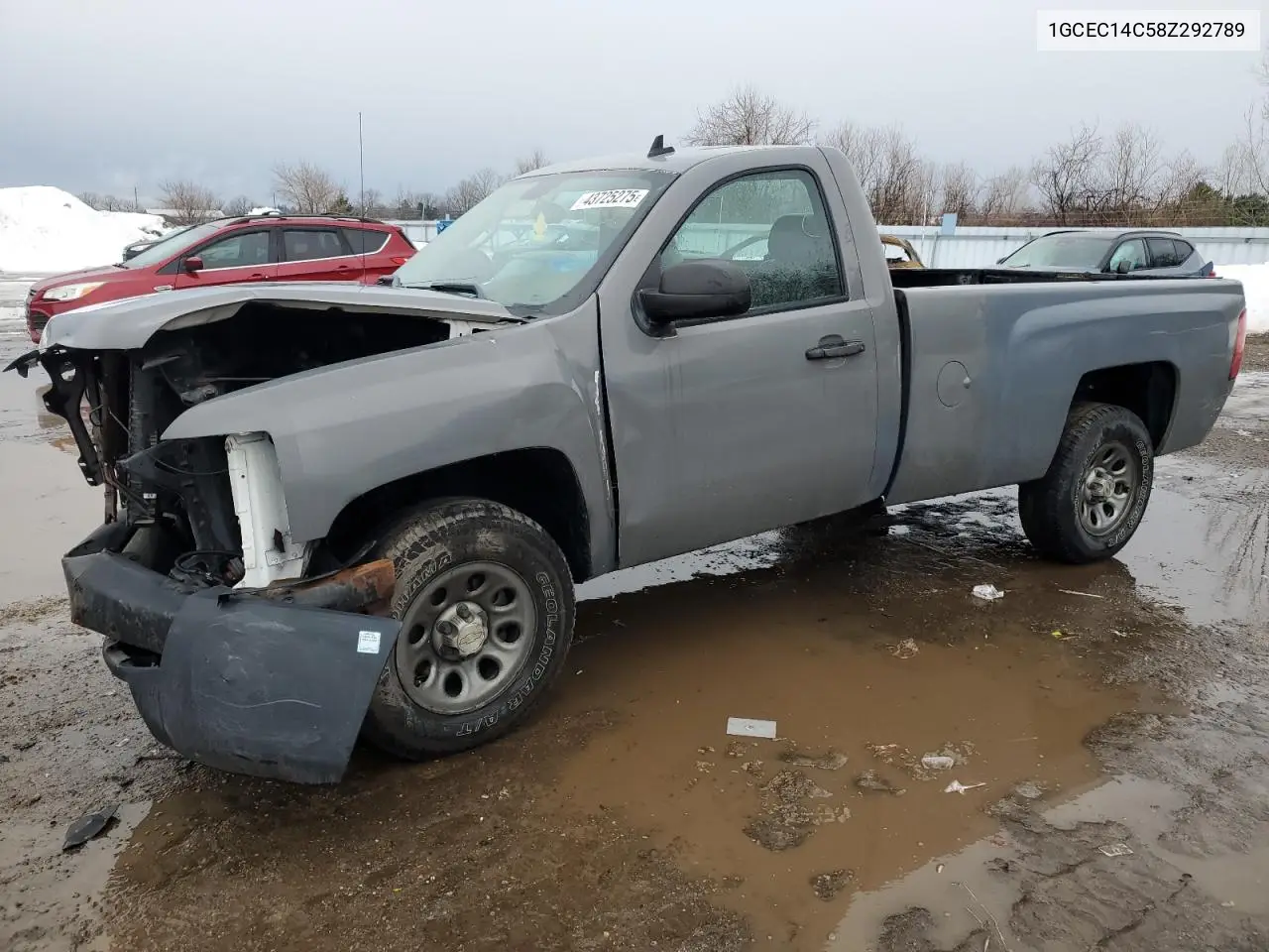 2008 Chevrolet Silverado C1500 VIN: 1GCEC14C58Z292789 Lot: 43725275