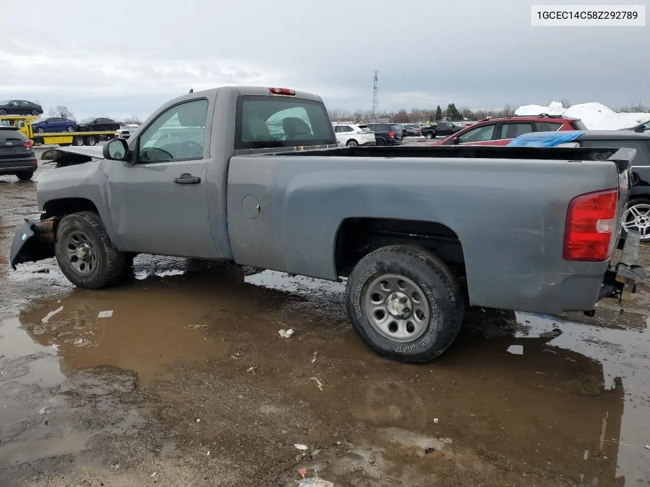 2008 Chevrolet Silverado C1500 VIN: 1GCEC14C58Z292789 Lot: 43725275
