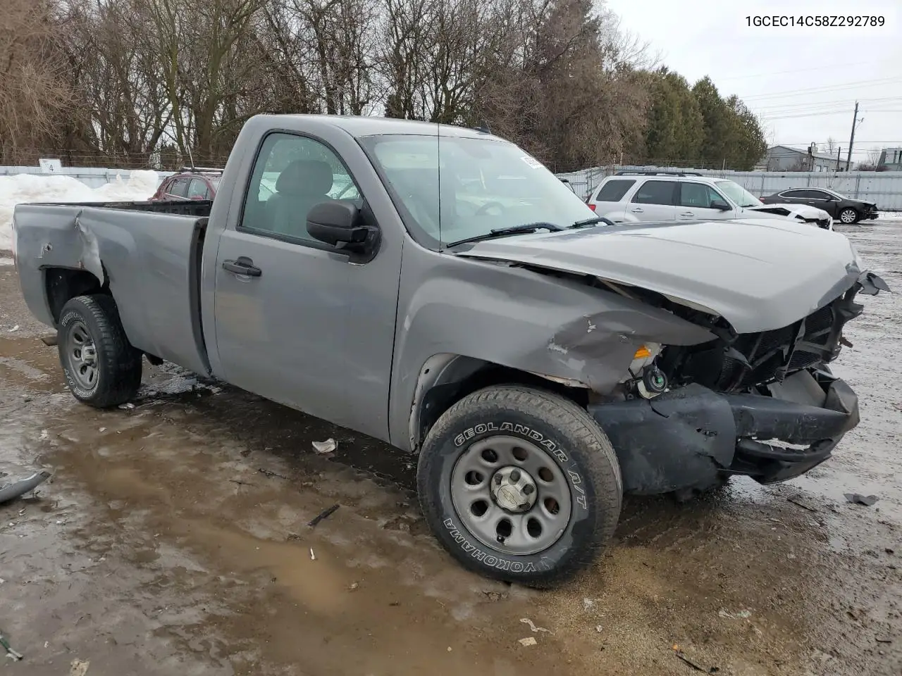 2008 Chevrolet Silverado C1500 VIN: 1GCEC14C58Z292789 Lot: 43725275