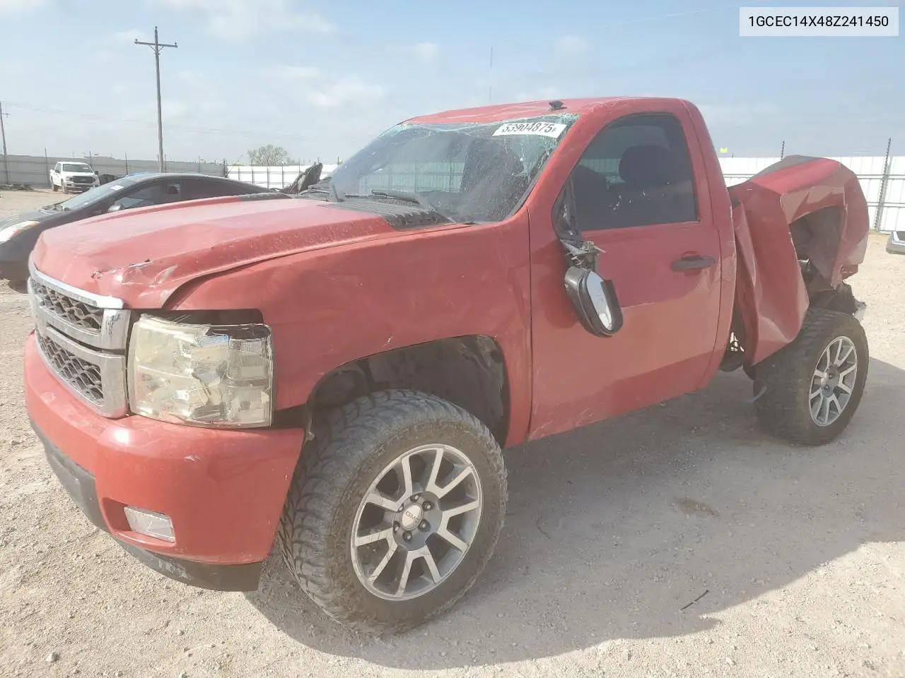 2008 Chevrolet Silverado C1500 VIN: 1GCEC14X48Z241450 Lot: 53904875