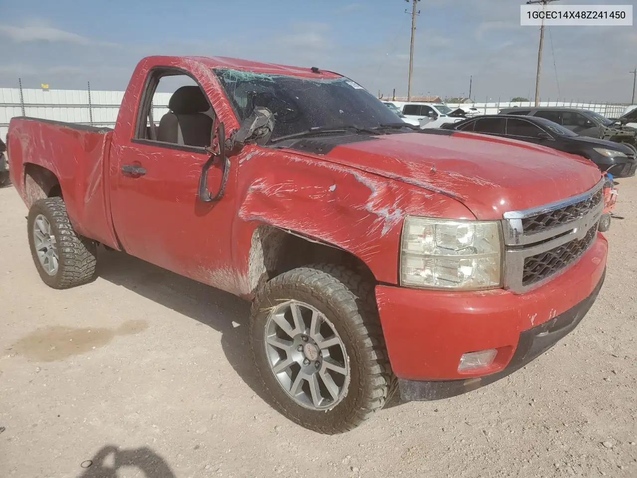 2008 Chevrolet Silverado C1500 VIN: 1GCEC14X48Z241450 Lot: 53904875