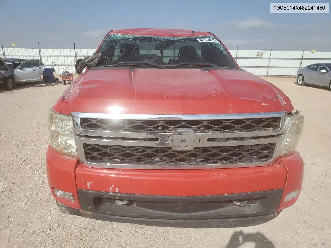 2008 Chevrolet Silverado C1500 VIN: 1GCEC14X48Z241450 Lot: 53904875