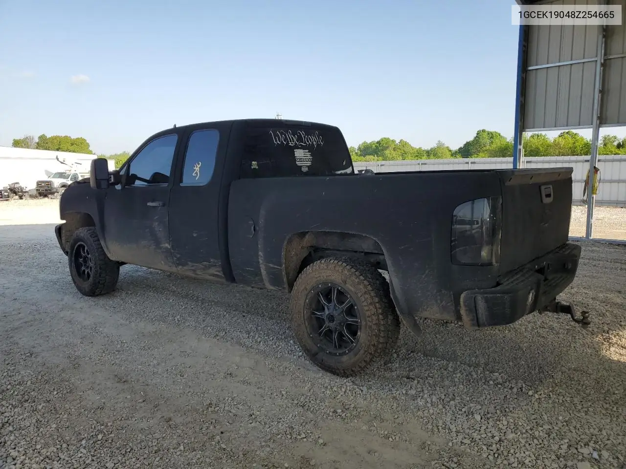 2008 Chevrolet Silverado K1500 VIN: 1GCEK19048Z254665 Lot: 56772745