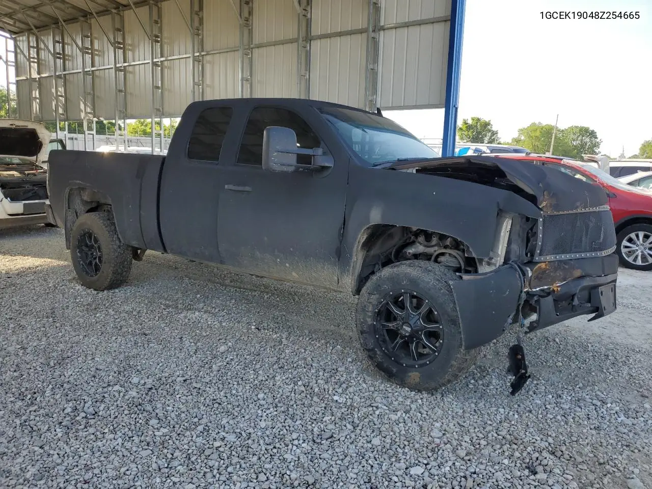 2008 Chevrolet Silverado K1500 VIN: 1GCEK19048Z254665 Lot: 56772745