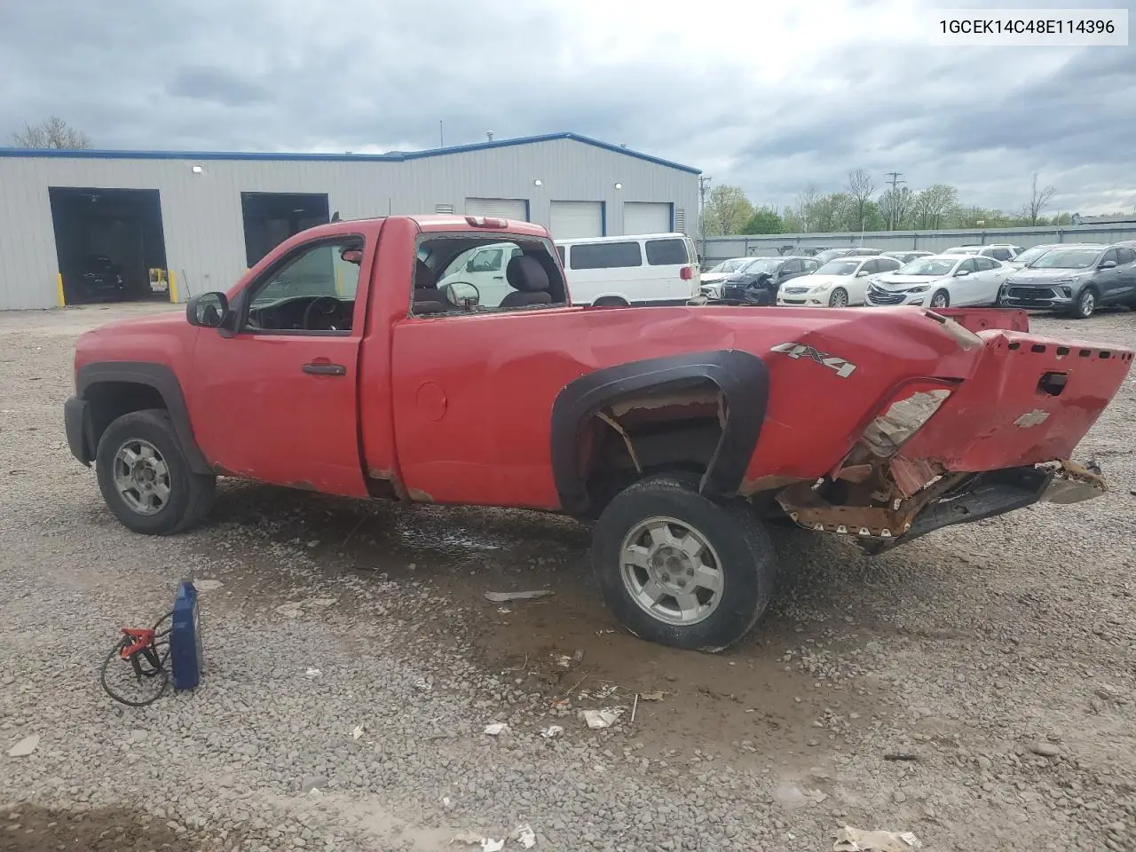 2008 Chevrolet Silverado K1500 VIN: 1GCEK14C48E114396 Lot: 56873575