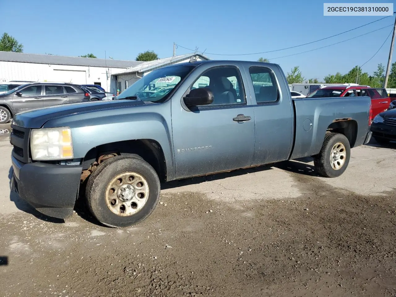 2008 Chevrolet Silverado C1500 VIN: 2GCEC19C381310000 Lot: 56952645