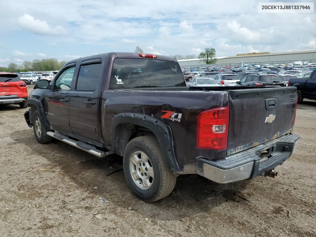 2gcek13j881337946 2GCEK13J881337946 2008 Chevrolet Silverado K1500