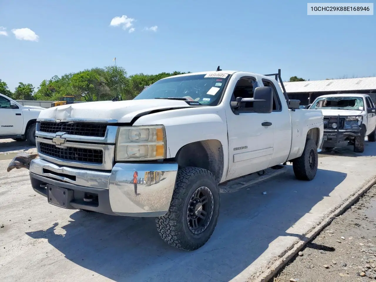 2008 Chevrolet Silverado C2500 Heavy Duty VIN: 1GCHC29K88E168946 Lot: 58560605