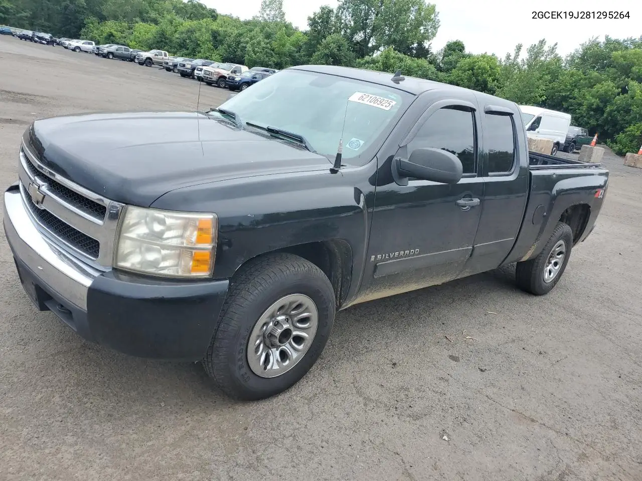 2008 Chevrolet Silverado K1500 VIN: 2GCEK19J281295264 Lot: 62106925