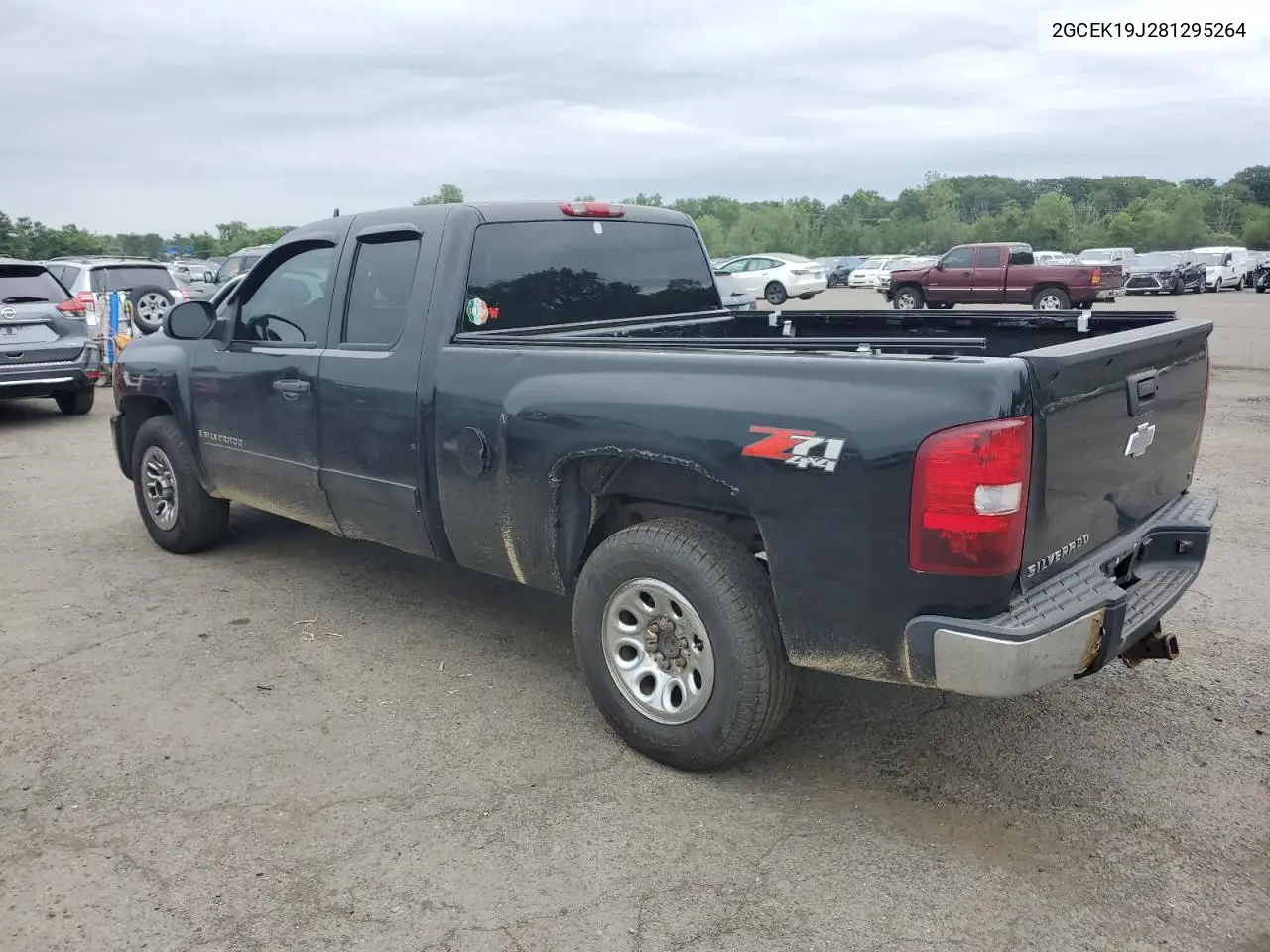 2008 Chevrolet Silverado K1500 VIN: 2GCEK19J281295264 Lot: 62106925
