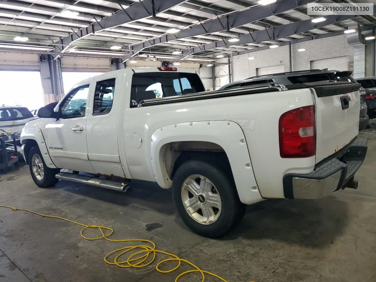 2008 Chevrolet Silverado K1500 VIN: 1GCEK19008Z191130 Lot: 62401715