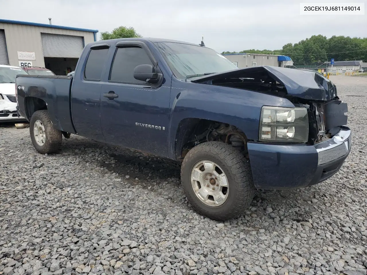 2008 Chevrolet Silverado K1500 VIN: 2GCEK19J681149014 Lot: 62417125