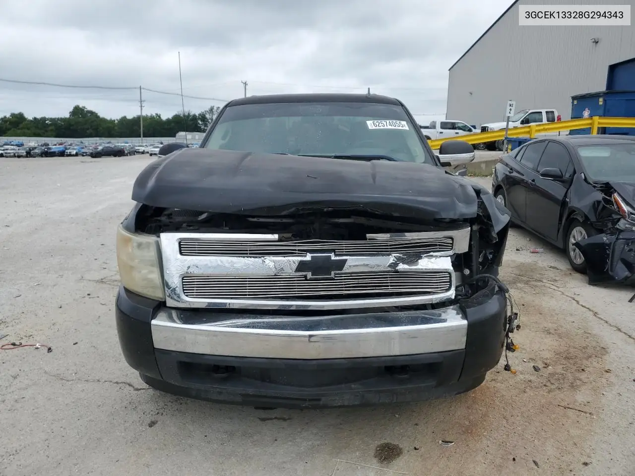 2008 Chevrolet Silverado K1500 VIN: 3GCEK13328G294343 Lot: 62574055