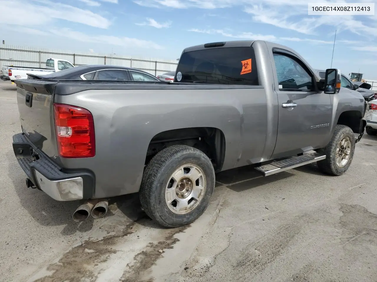 2008 Chevrolet Silverado C1500 VIN: 1GCEC14X08Z112413 Lot: 63271505