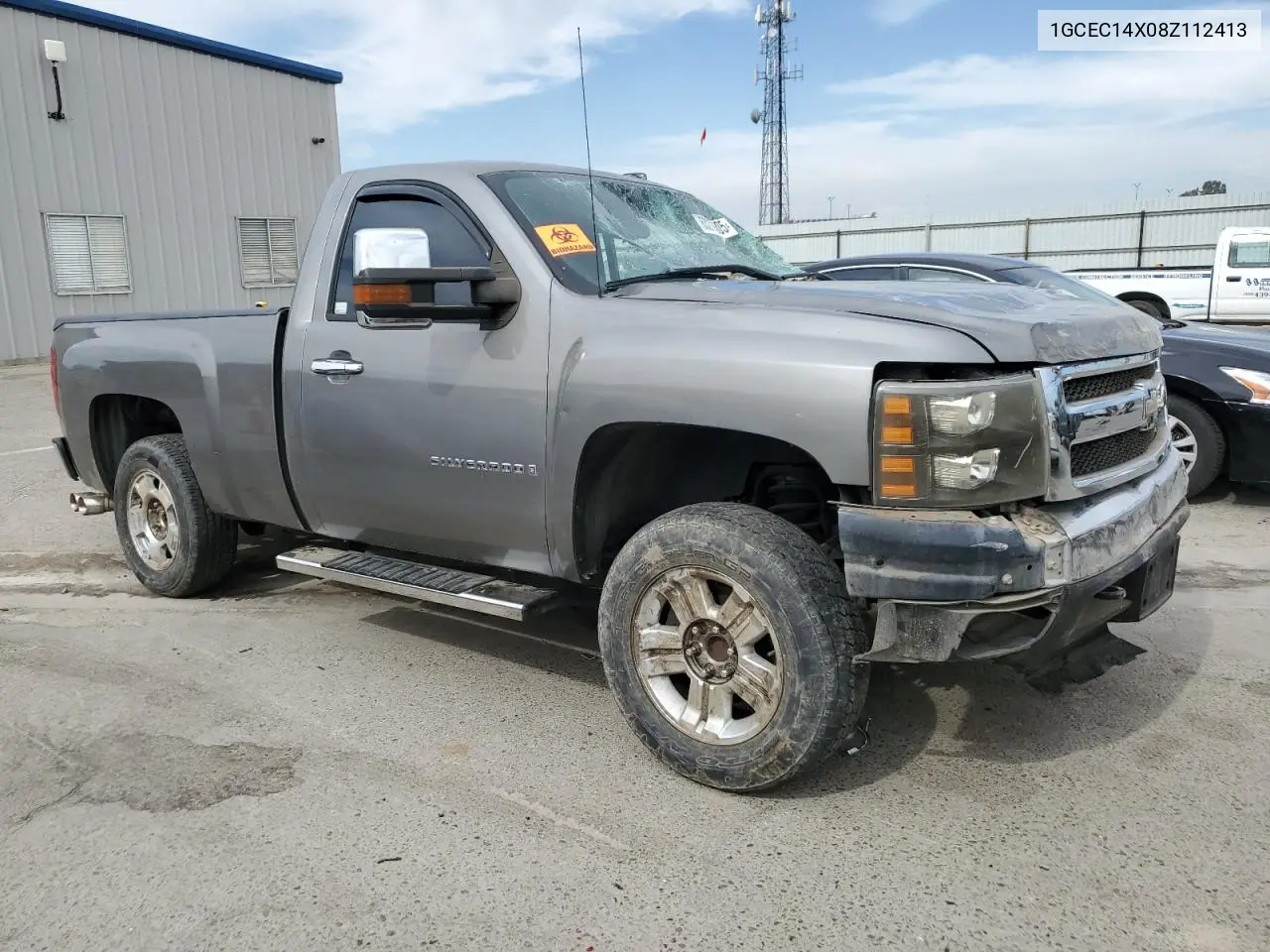 2008 Chevrolet Silverado C1500 VIN: 1GCEC14X08Z112413 Lot: 63271505