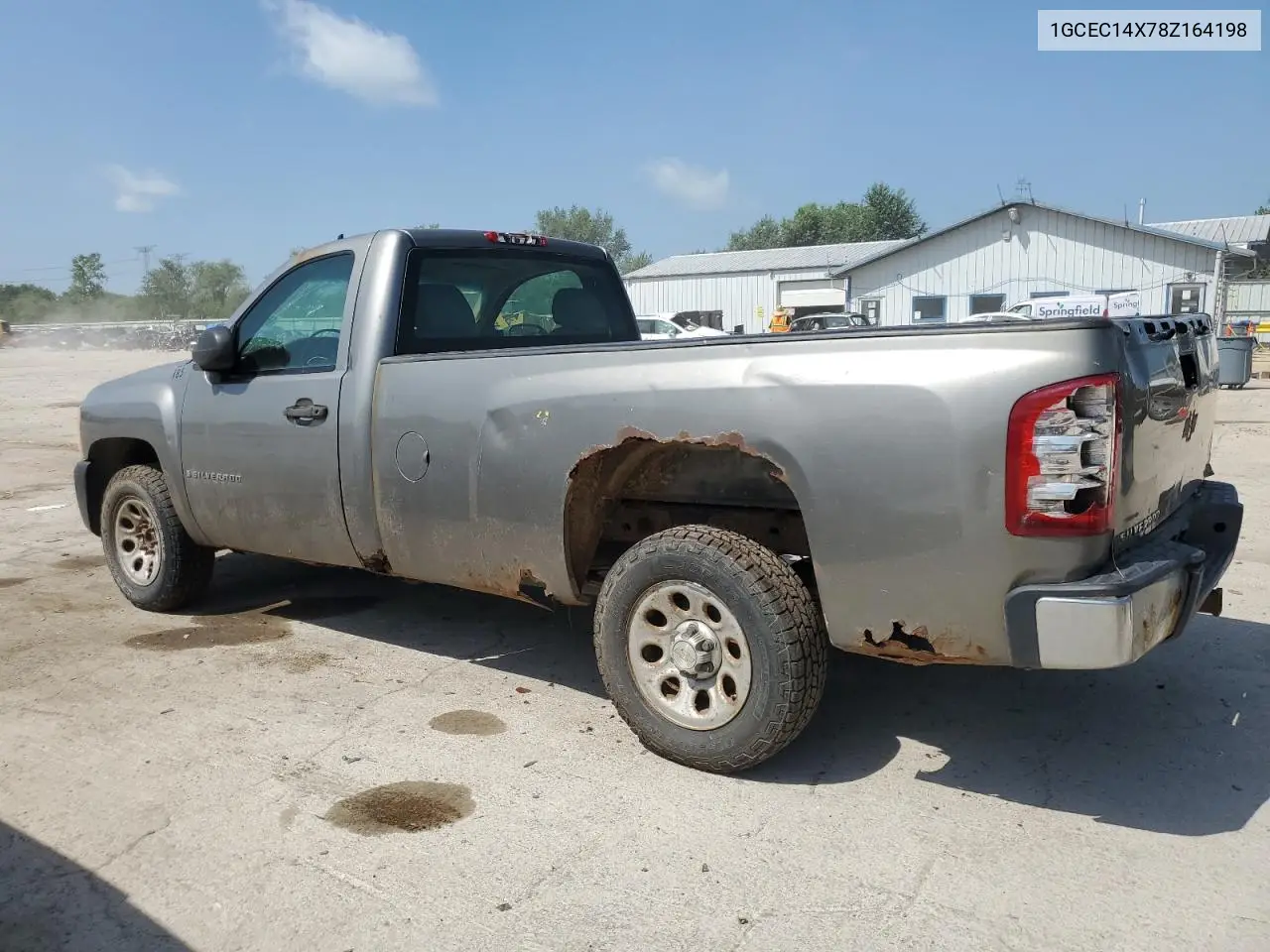 2008 Chevrolet Silverado C1500 VIN: 1GCEC14X78Z164198 Lot: 66124025