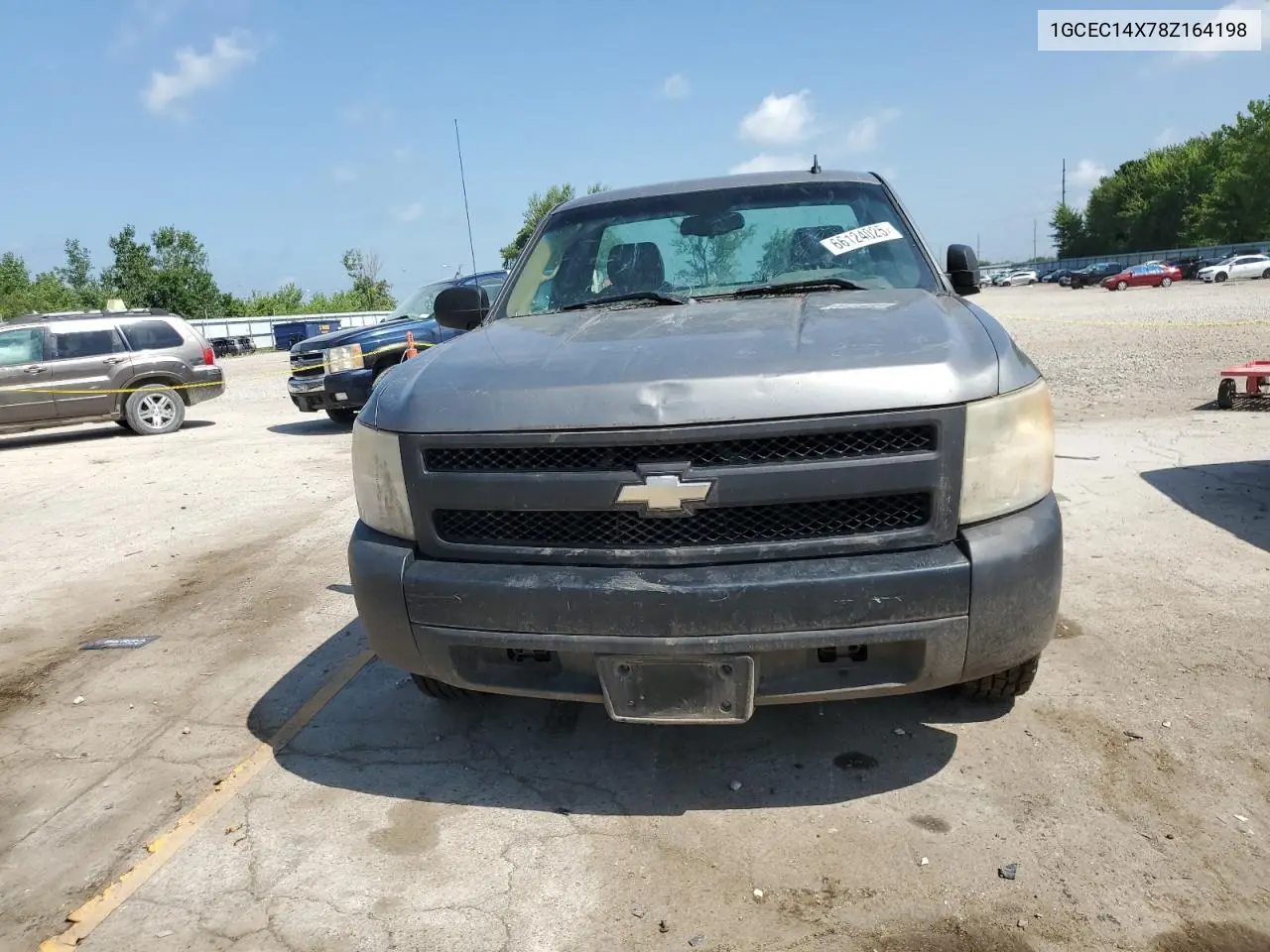 2008 Chevrolet Silverado C1500 VIN: 1GCEC14X78Z164198 Lot: 66124025