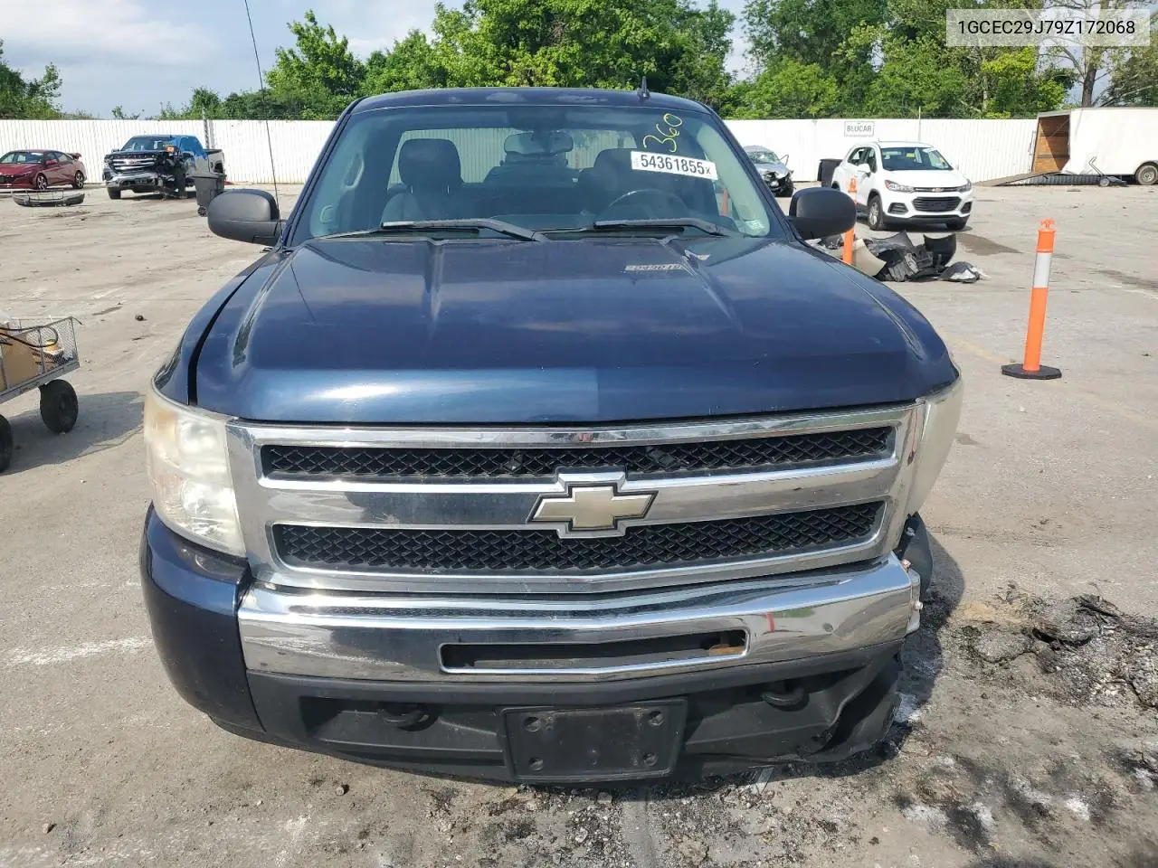 2009 Chevrolet Silverado C1500 Lt VIN: 1GCEC29J79Z172068 Lot: 54361855