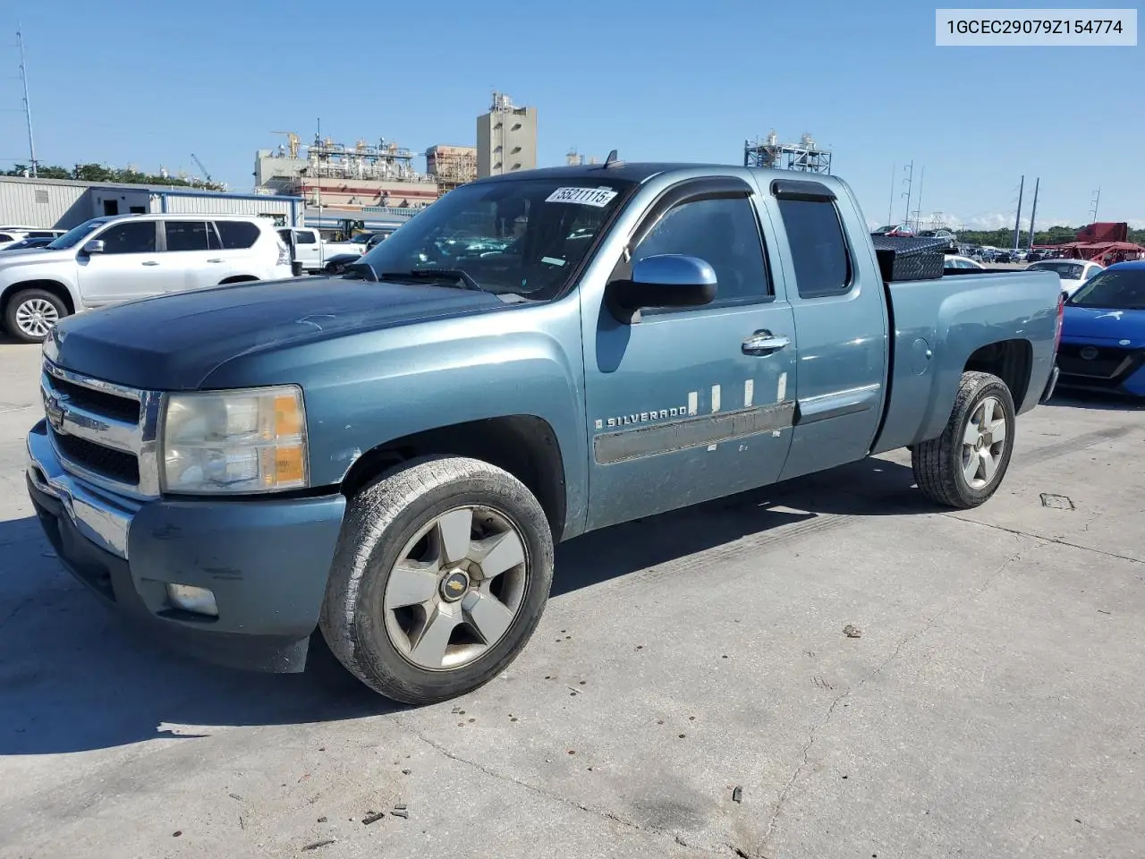 2009 Chevrolet Silverado C1500 Lt VIN: 1GCEC29079Z154774 Lot: 55211115