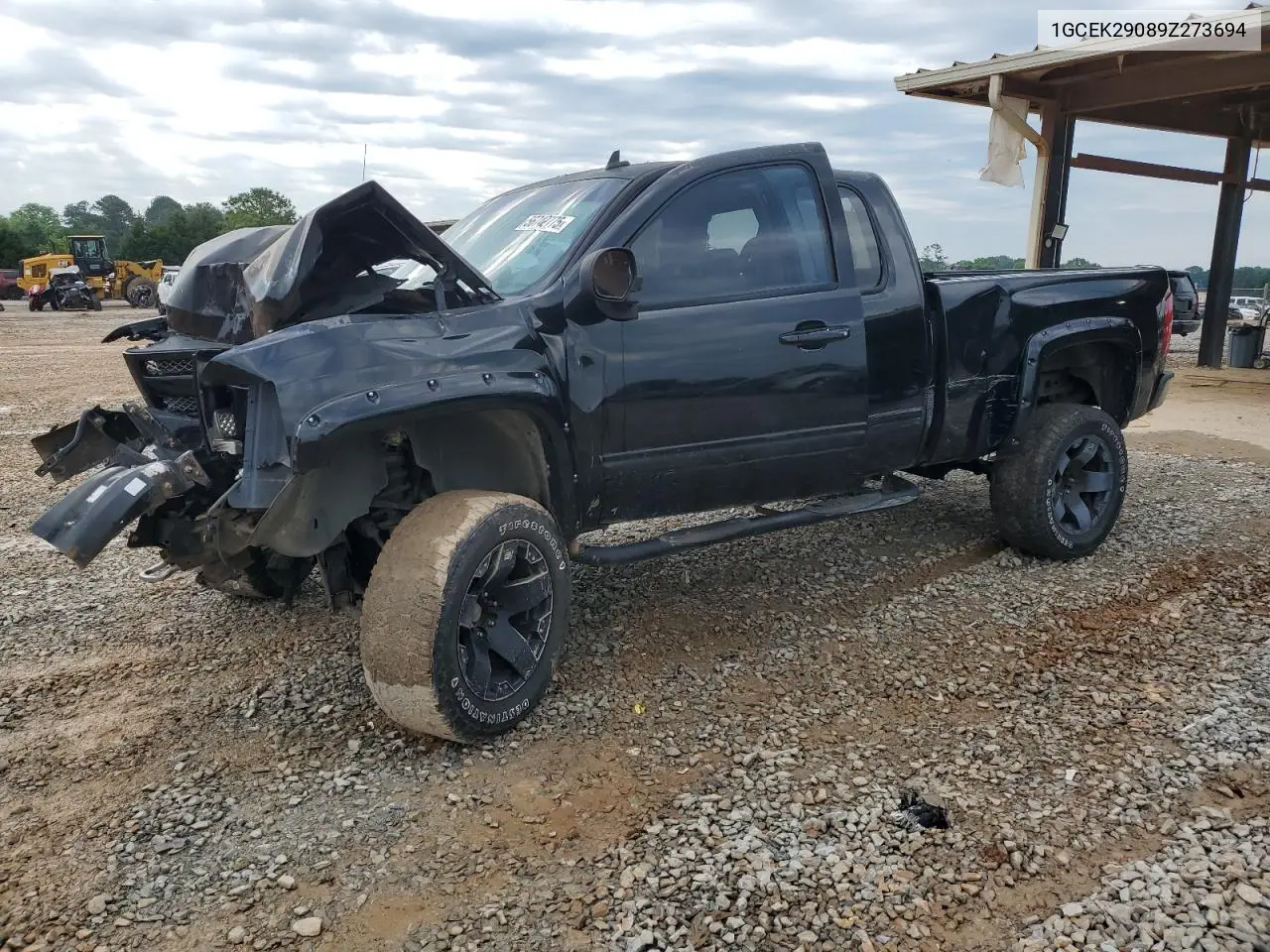 2009 Chevrolet Silverado K1500 Lt VIN: 1GCEK29089Z273694 Lot: 56742775