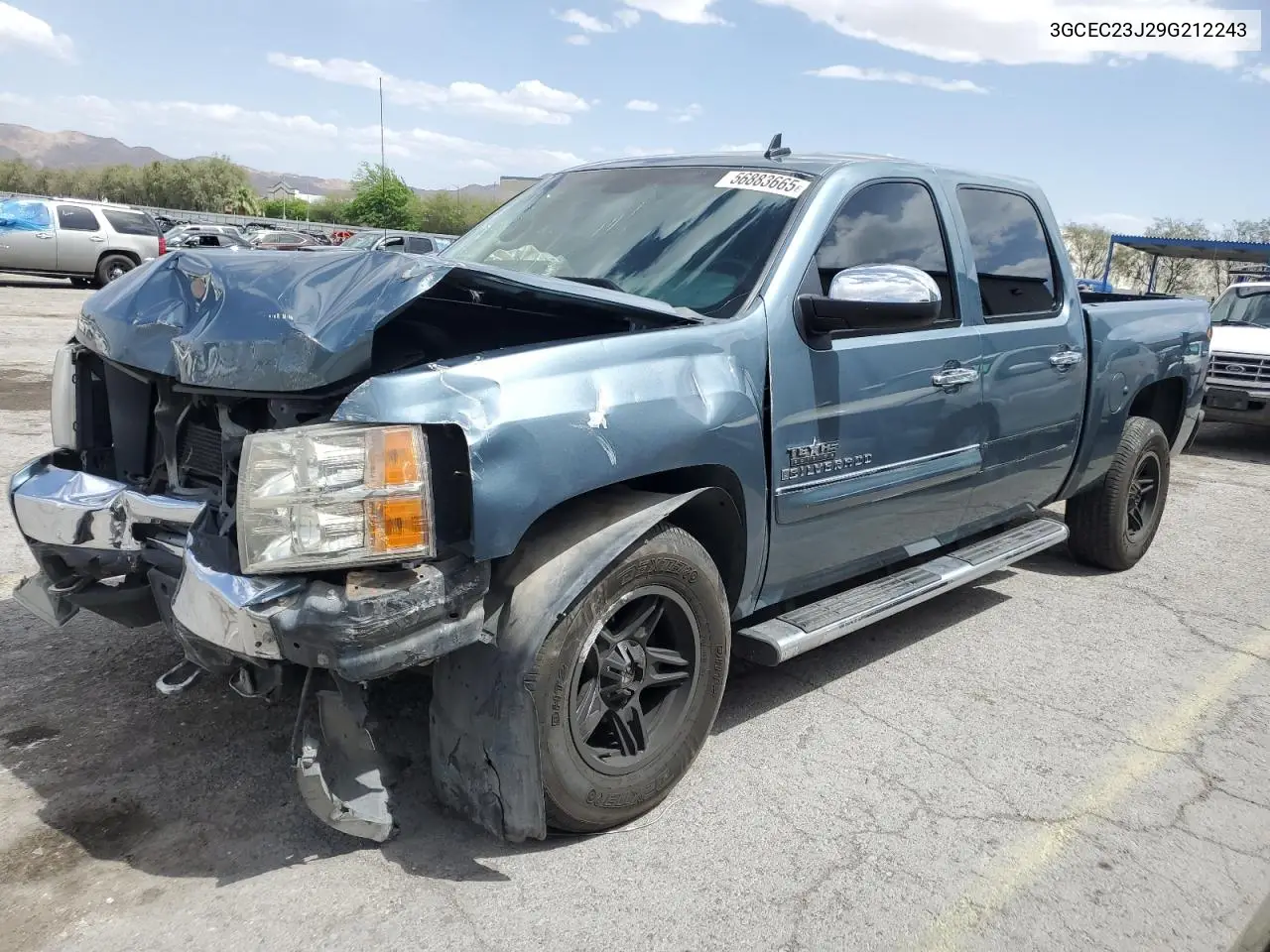 2009 Chevrolet Silverado C1500 Lt VIN: 3GCEC23J29G212243 Lot: 56883665