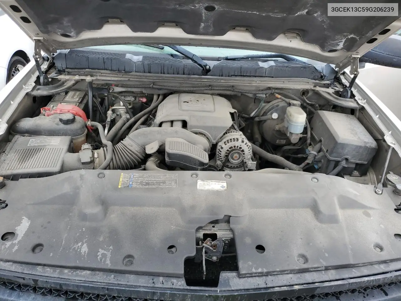 2009 Chevrolet Silverado K1500 VIN: 3GCEK13C59G206239 Lot: 57182505