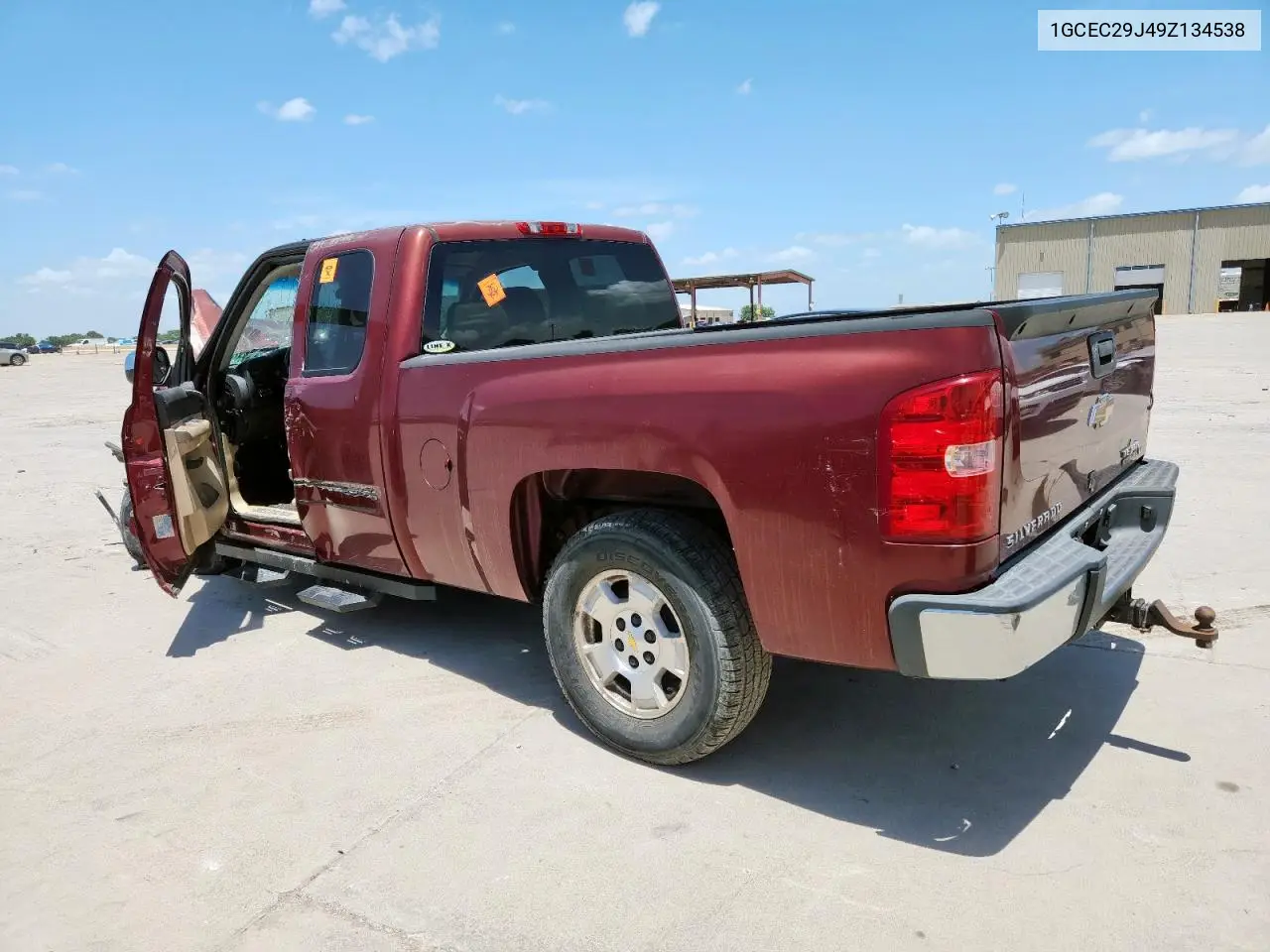 2009 Chevrolet Silverado C1500 Lt VIN: 1GCEC29J49Z134538 Lot: 62569365